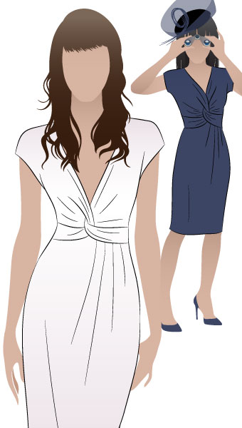 Jessica Dress By Style Arc - Fabulous new look twist dress