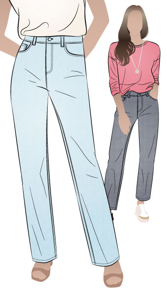 Jilly Jean By Style Arc - A must-have stretch denim basic jean