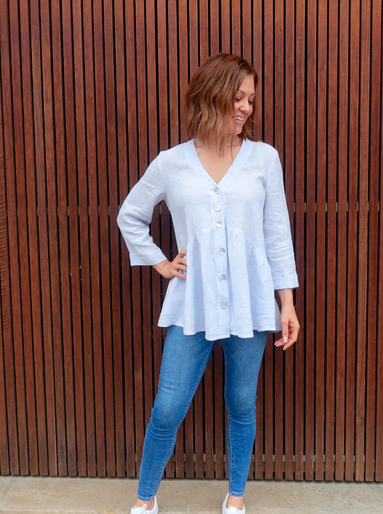 Style Arc Sewing Pattern Jules Woven Tunic Sizes 04-16