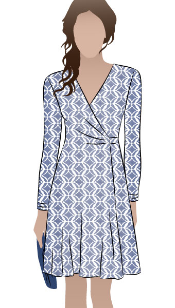 Kate Dress By Style Arc - Fabulous & flattering wrap dress