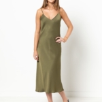 Kingsley Bias Cut Dress And Cami