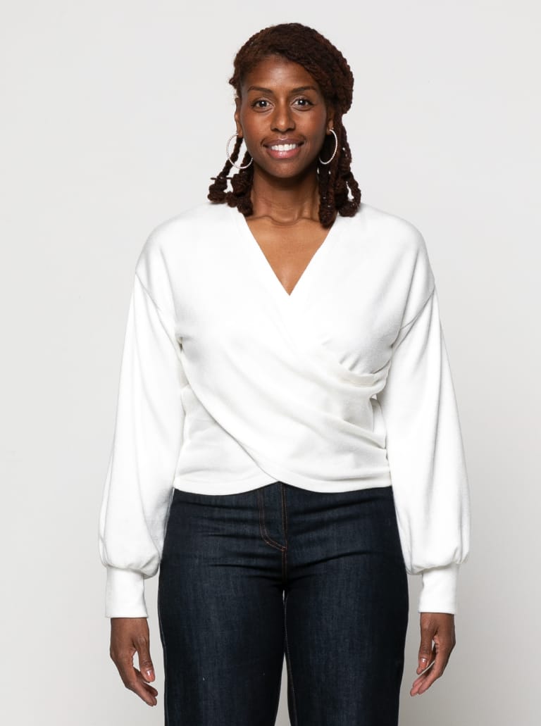 Kira Knit Top By Style Arc - Relaxed long sleeved jumper