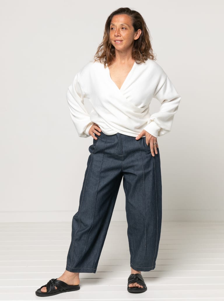 Kira Knit Top By Style Arc - Relaxed long sleeved jumper