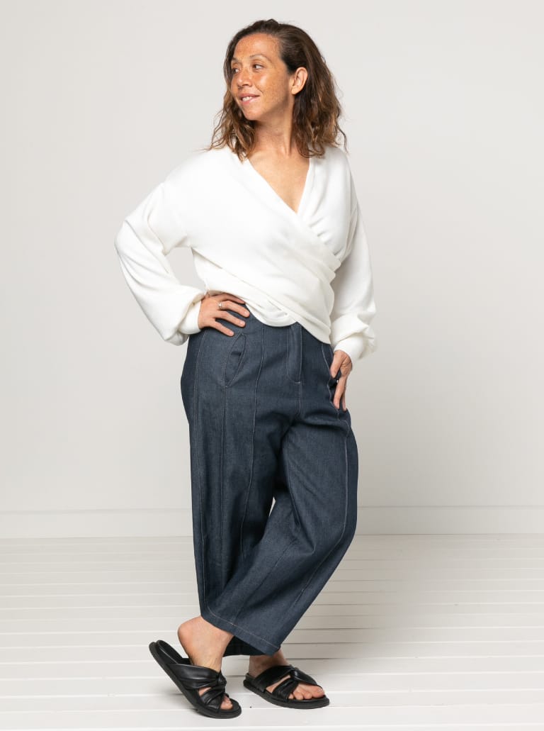 Kira Knit Top By Style Arc - Relaxed long sleeved jumper