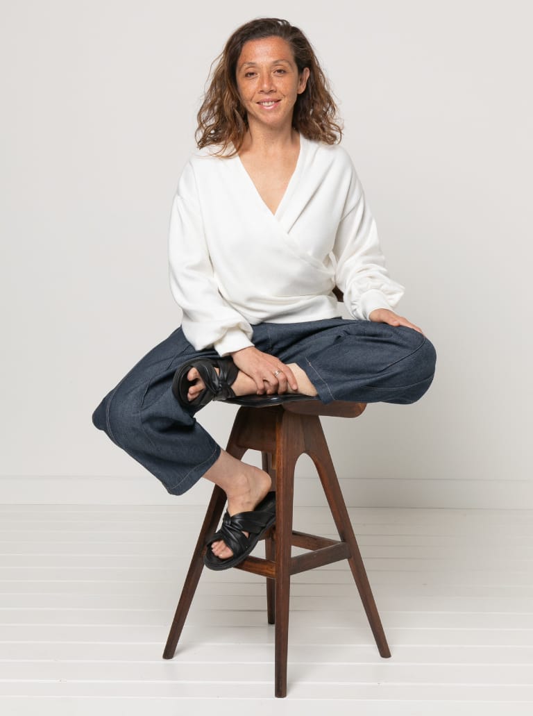 Kira Knit Top By Style Arc - Relaxed long sleeved jumper