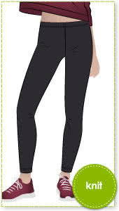 Laura Knit Legging Sewing Pattern By Style Arc - a "must have" knit legging