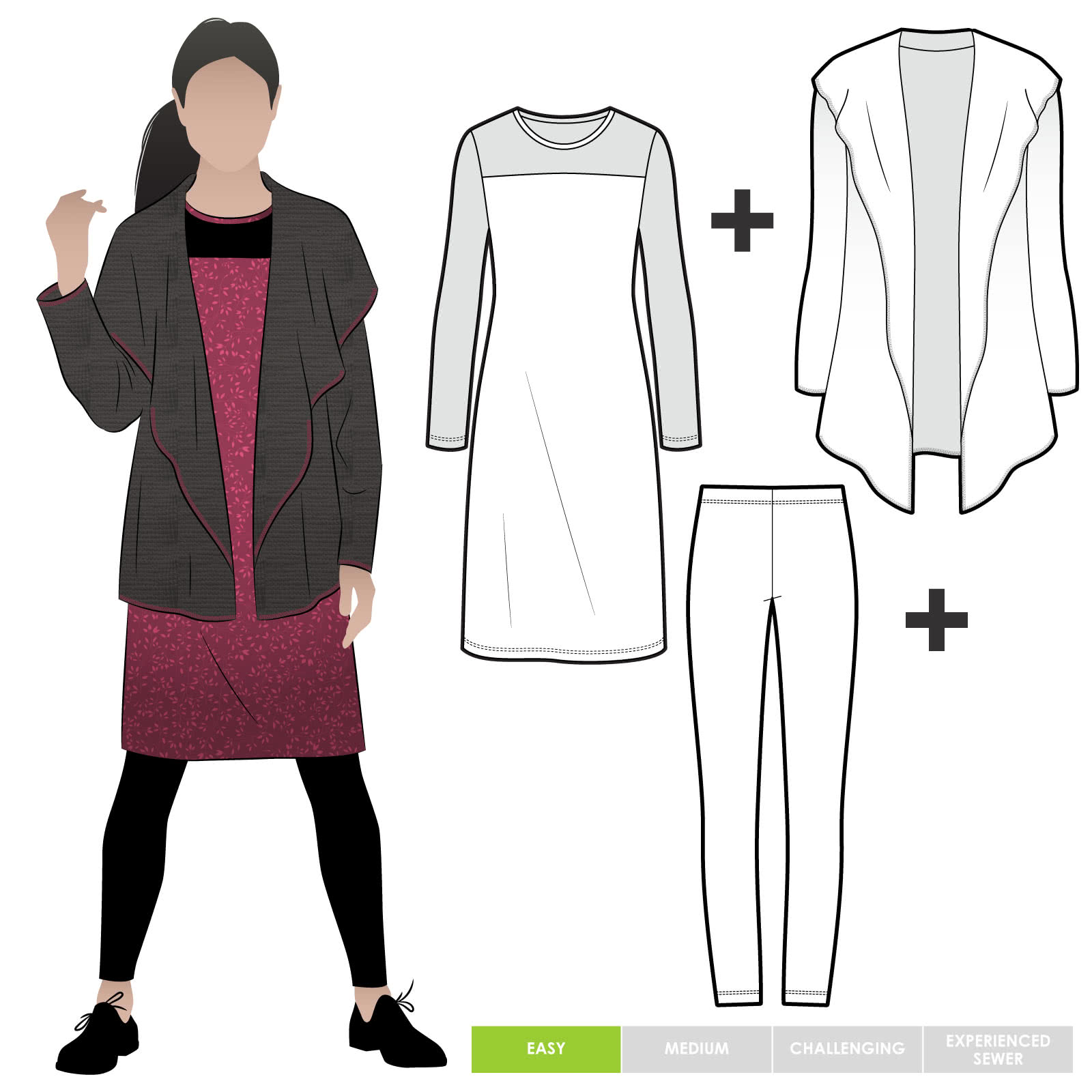 Laura Set Sewing Pattern Bundle By Style Arc