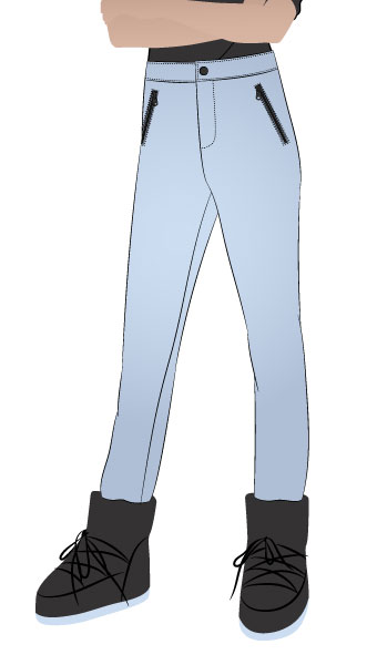 Lily Ski Pant By Style Arc - Greate legging style pant