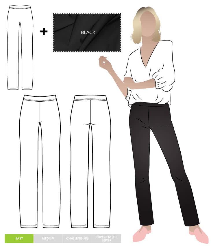 - Click for Other Sizes Available Linda Pant Sizes 04-16 Style Arc Sewing Pattern