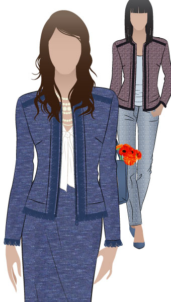 Lorie Jacket By Style Arc - Designer look without the complication!