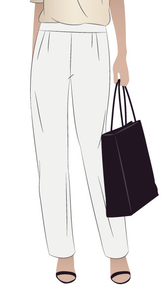 Lucinda Knit Pant By Style Arc - Easy to wear and easy to sew