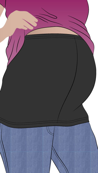 Maternity Bandeau By Style Arc - Latest pregnancy "must have" accessory