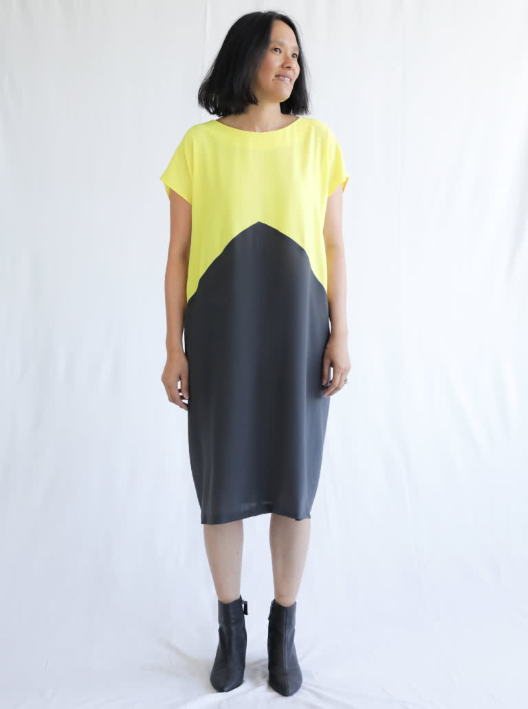 Mila Designer Dress Sewing Pattern By Style Arc - Simple but stylish slip on dress