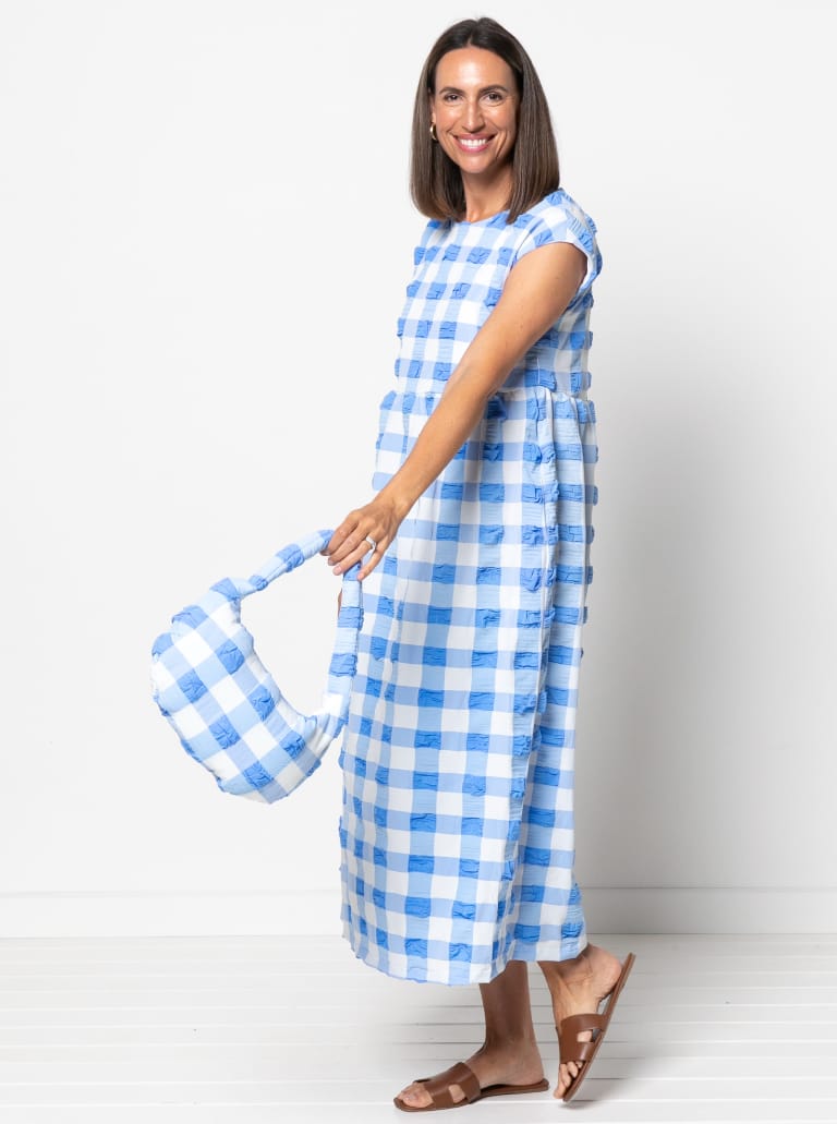Montana Midi Dress and Montana Dress Extension Pack and Montana Bag Bundle By Style Arc - Make over 12 different looks with the Montana Midi Dress and Extension Pack patterns. Also includes the Montana Bag.