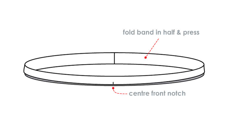 Neck Band - step 2