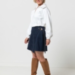 Octavia Woven Wrap Skirt