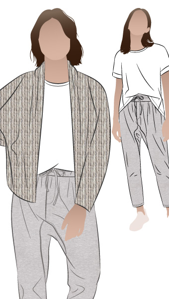 Palermo Bundle By Style Arc - Get this discounted Palermo Bundle, which includes the Palermo Knit Jacket, Palermo Knit pant and our Teagan Knit Top