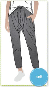 Palermo Knit Pant By Style Arc - Drop crotch pant with inseam pockets and elastic waist