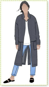 Style Arc Patron de couture pour manteau Parker Tailles 04-16