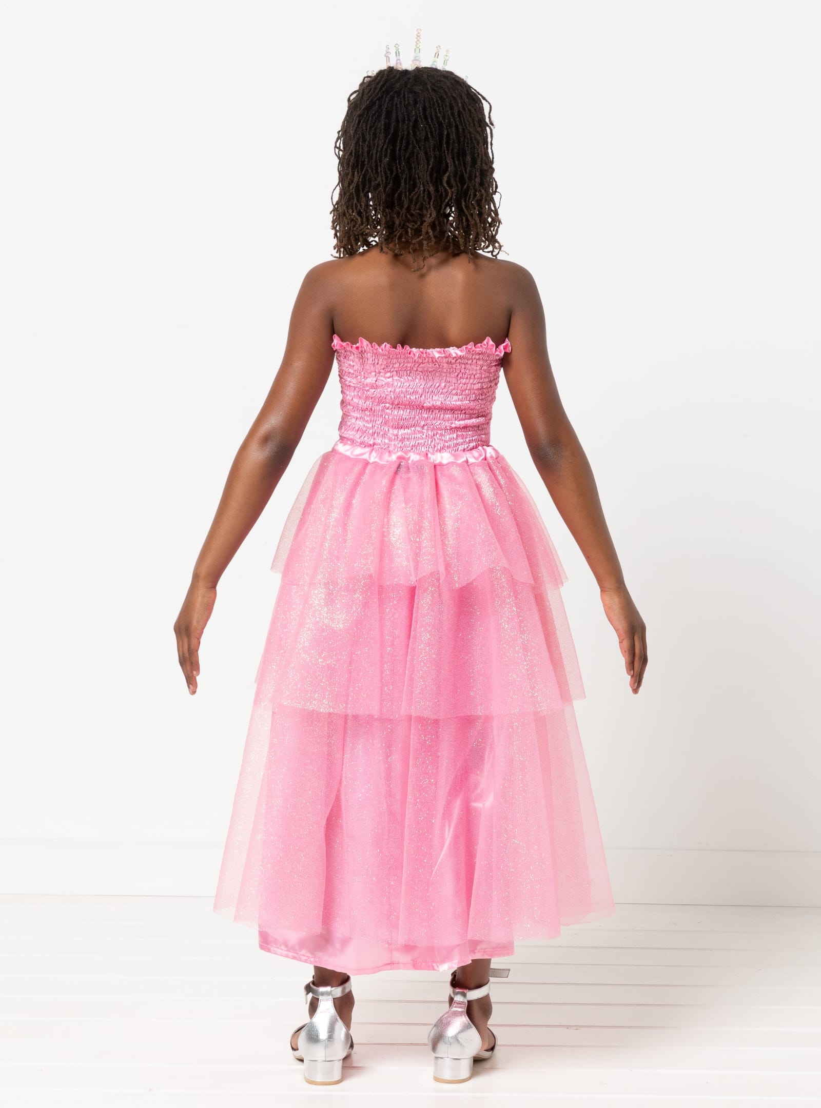 Pippa Kids Dress And Top By Style Arc - Shirred sundress and top, with optional shoulder ties for kids in sizes 2-14