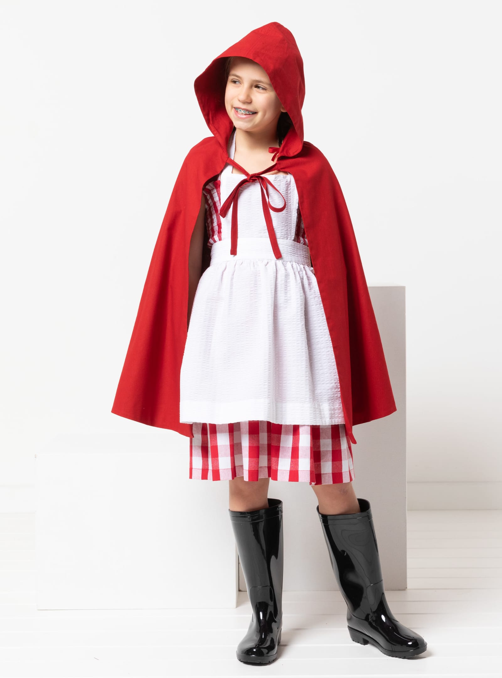 Pippa Kids Dress And Top By Style Arc - Shirred sundress and top, with optional shoulder ties for kids in sizes 2-14