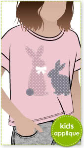 Rabbits Applique Template By Style Arc - Rabbits applique template pattern