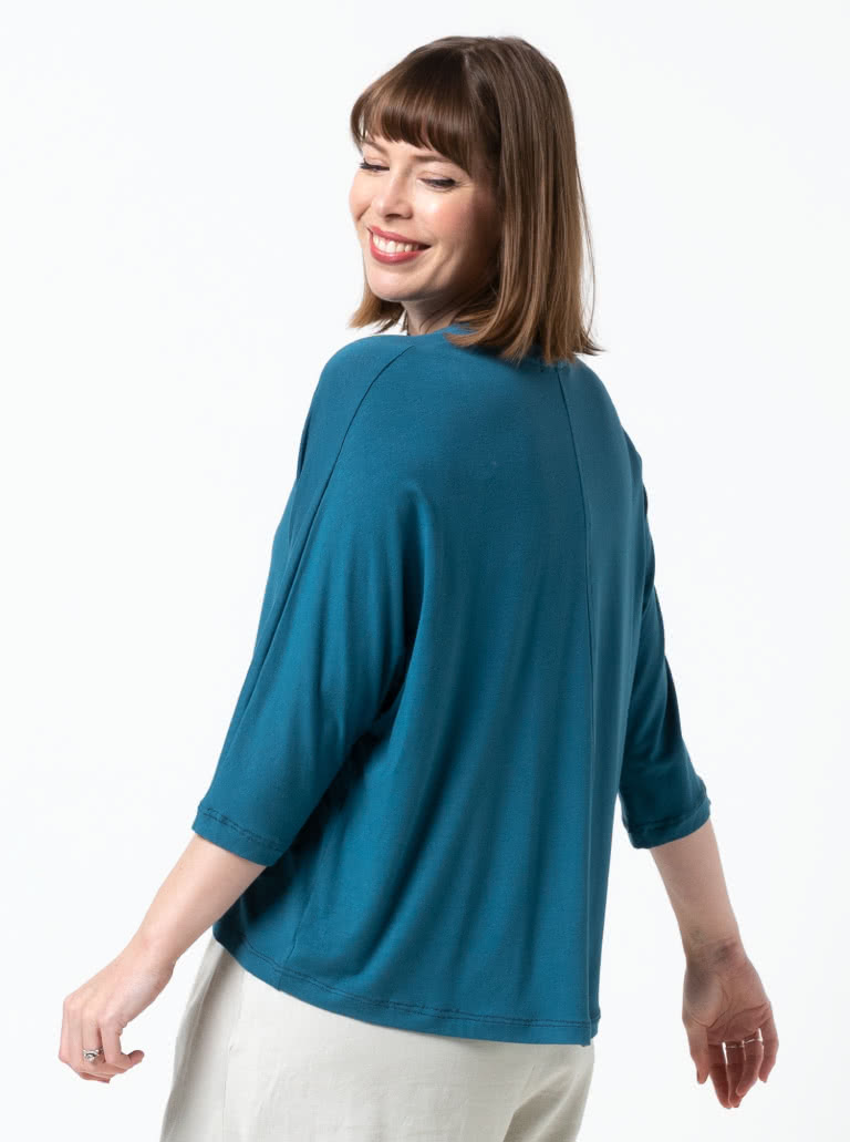 Rhea Knit Top By Style Arc - Basic knit top with elbow length dolman sleeve.