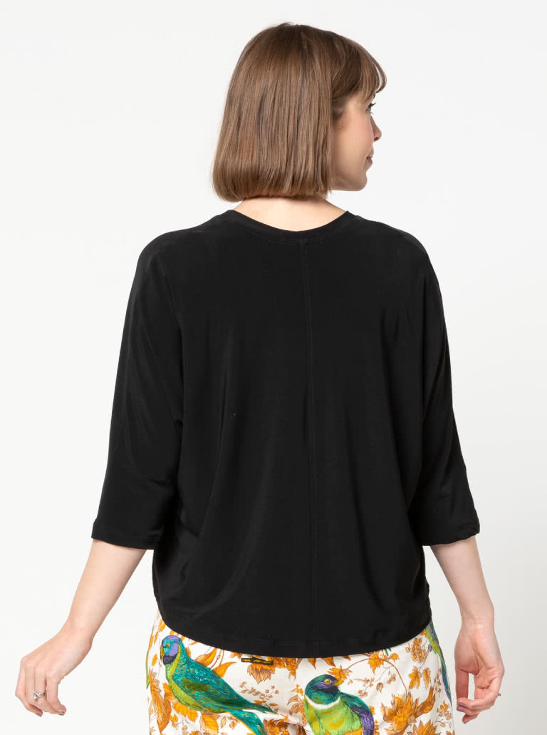 Rhea Knit Top By Style Arc - Basic knit top with elbow length dolman sleeve.