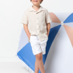 Rhys Kids Overshirt and Oscar Kids Short