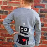 Robots Applique Template