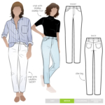 Sandra Narrow Leg Jean – Casual Patterns – Style Arc