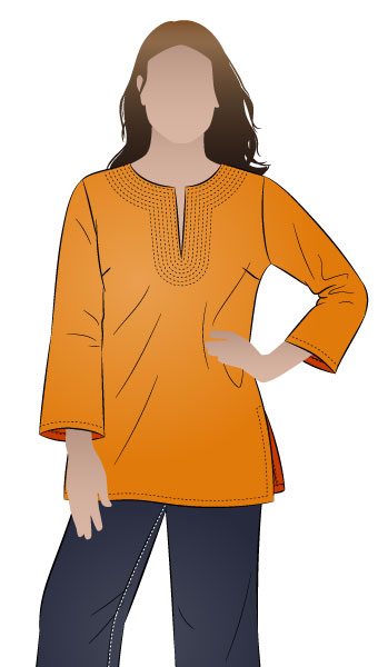 Sandy Top By Style Arc - Great easy to wear kaftan