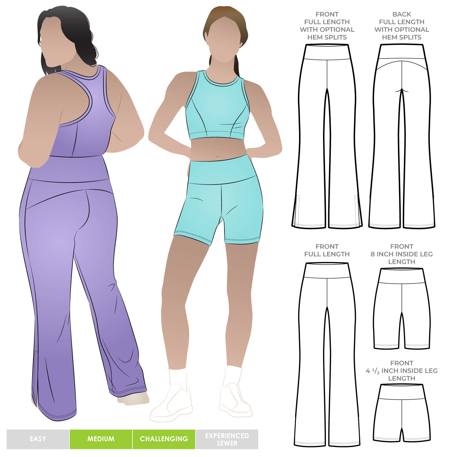 Sage Stretch Pant Sizes AU 10, 12, 14 Pull-on Pant Women's PDF Sewing  Pattern by Style Arc 