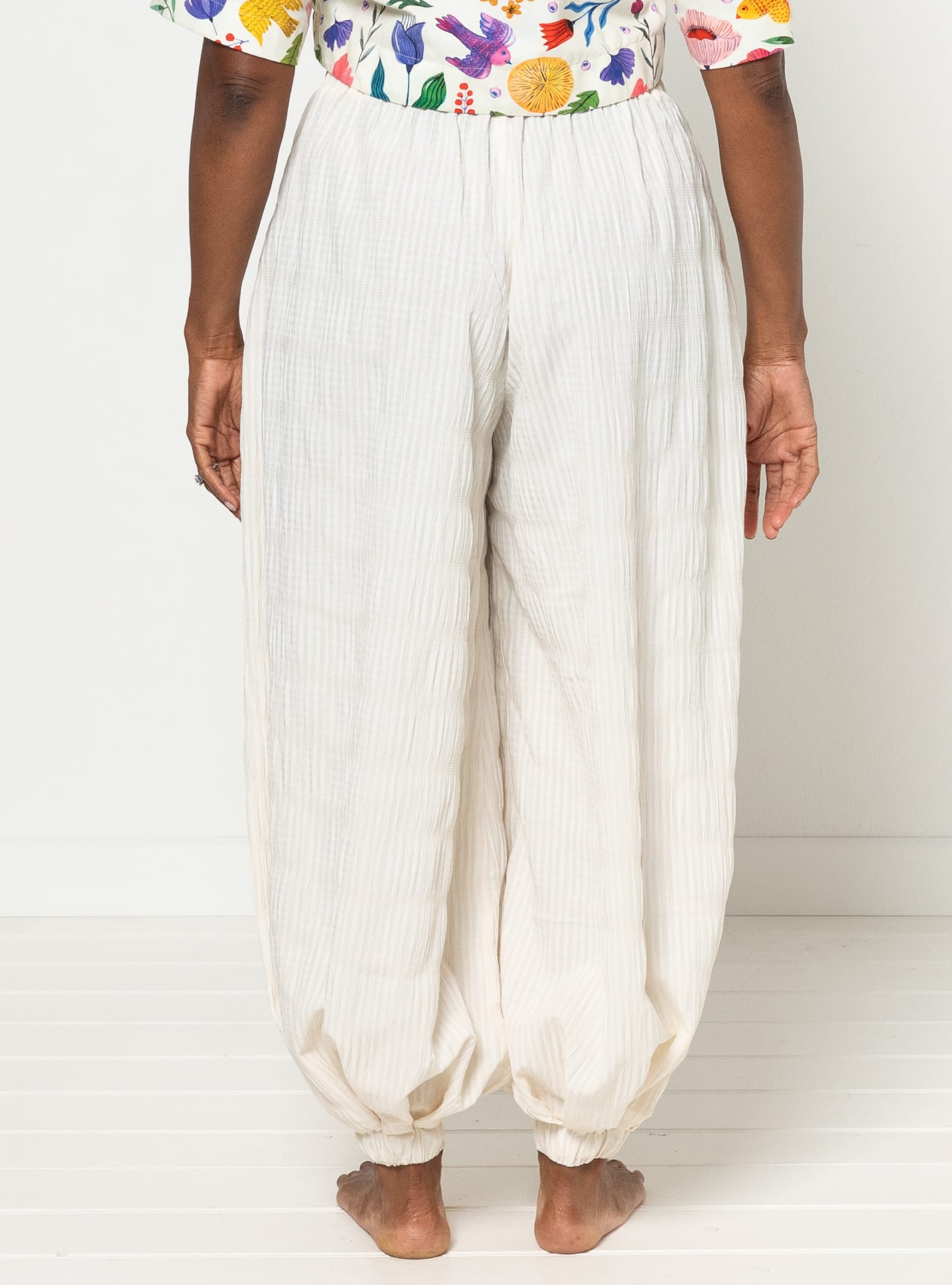 Sophia Woven Bubble Skirt and Pant By Style Arc - Maxi and mini length bubble skirt, and genie pants