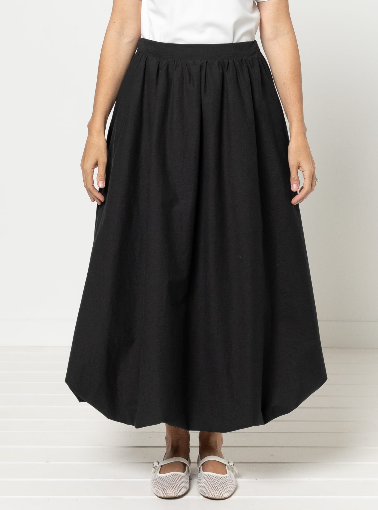 Sophia Woven Bubble Skirt and Pant By Style Arc - Maxi and mini length bubble skirt, and genie pants