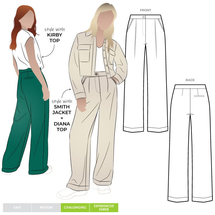 Update more than 79 straight leg pants sewing pattern best - in.eteachers