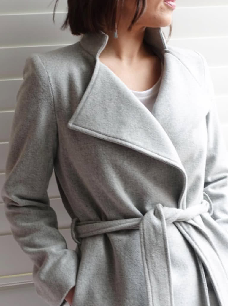 Stella Coat Sewing Pattern By Lara And Style Arc - Luxurious, versatile, easy to wear wrap coat