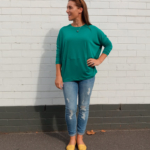 Sunny Top + Jade Dry Knit Crepe Fabric bundle