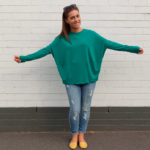 Sunny Top + Jade Dry Knit Crepe Fabric bundle