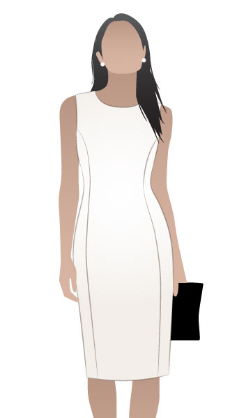 Sussex Dress By Style Arc - Classic fitted sleeveless sheath dress