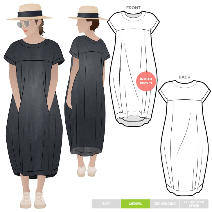 Sydney Designer Dress Sewing Pattern ...