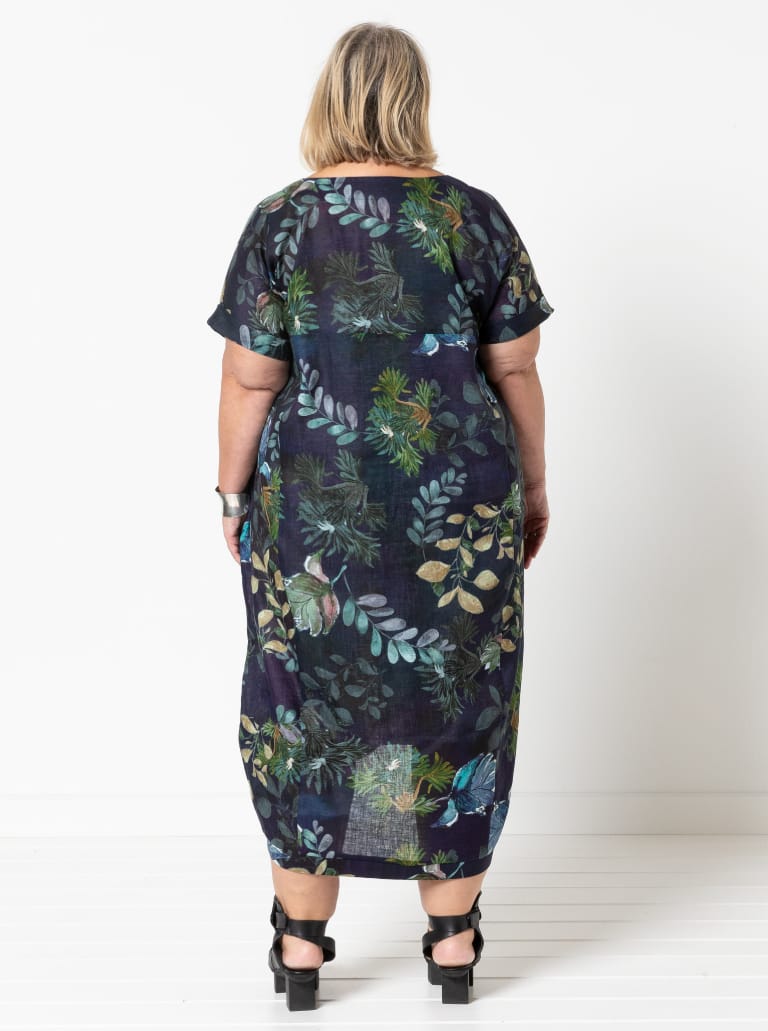 Sydney Dress Extension Pack By Style Arc - Cocoon shaped dress with several sleeve and bodice options.