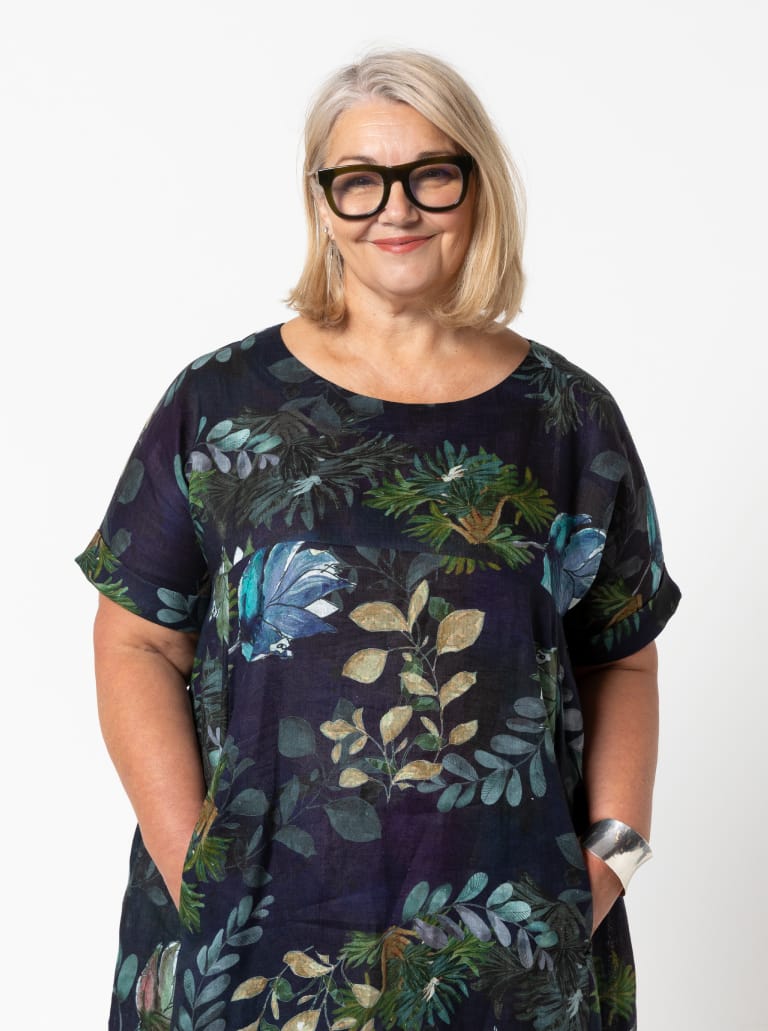 Sydney Dress Extension Pack By Style Arc - Cocoon shaped dress with several sleeve and bodice options.