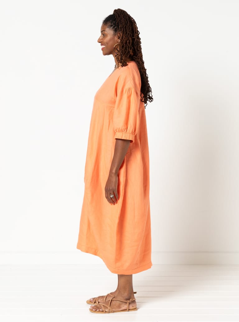 Sydney Dress Extension Pack By Style Arc - Cocoon shaped dress with several sleeve and bodice options.