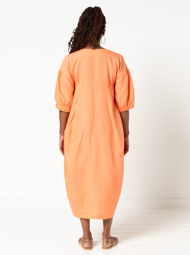 Sydney Dress Extension Pack By Style Arc - Cocoon shaped dress with several sleeve and bodice options.