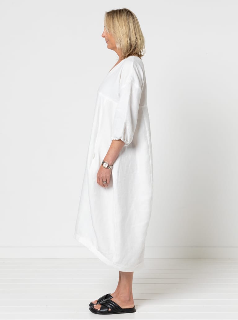 Sydney Dress Extension Pack By Style Arc - Cocoon shaped dress with several sleeve and bodice options.