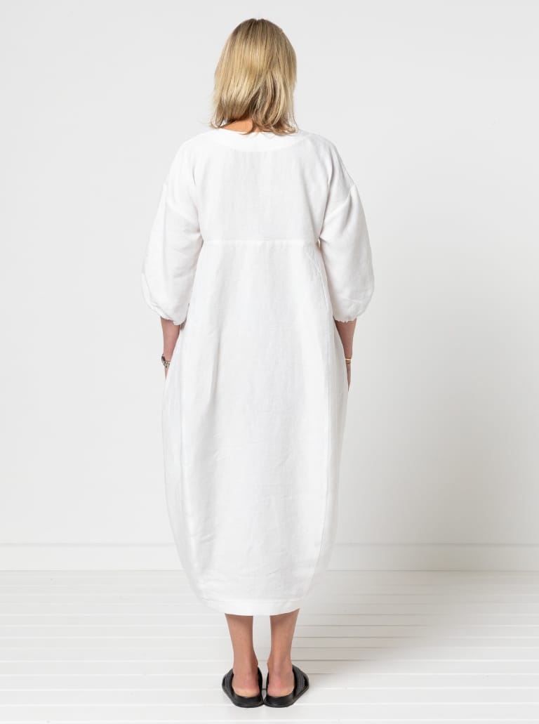 Sydney Dress Extension Pack By Style Arc - Cocoon shaped dress with several sleeve and bodice options.