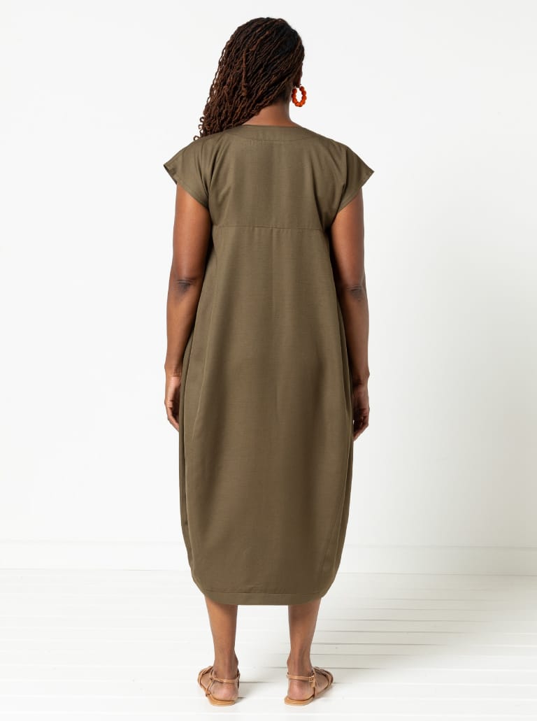 Sydney Dress Extension Pack By Style Arc - Cocoon shaped dress with several sleeve and bodice options.