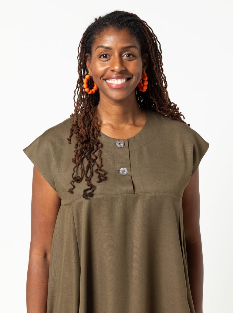 Sydney Dress Extension Pack By Style Arc - Cocoon shaped dress with several sleeve and bodice options.