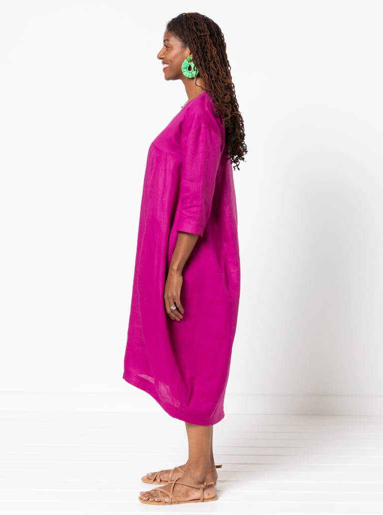 Sydney Dress Extension Pack By Style Arc - Cocoon shaped dress with several sleeve and bodice options.